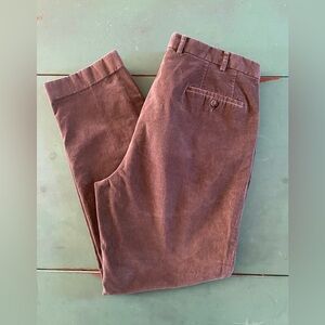 Men’s Lauren Ralph Lauren Black Label Corduroy Dress Pants 36 - 38 Brown *pics